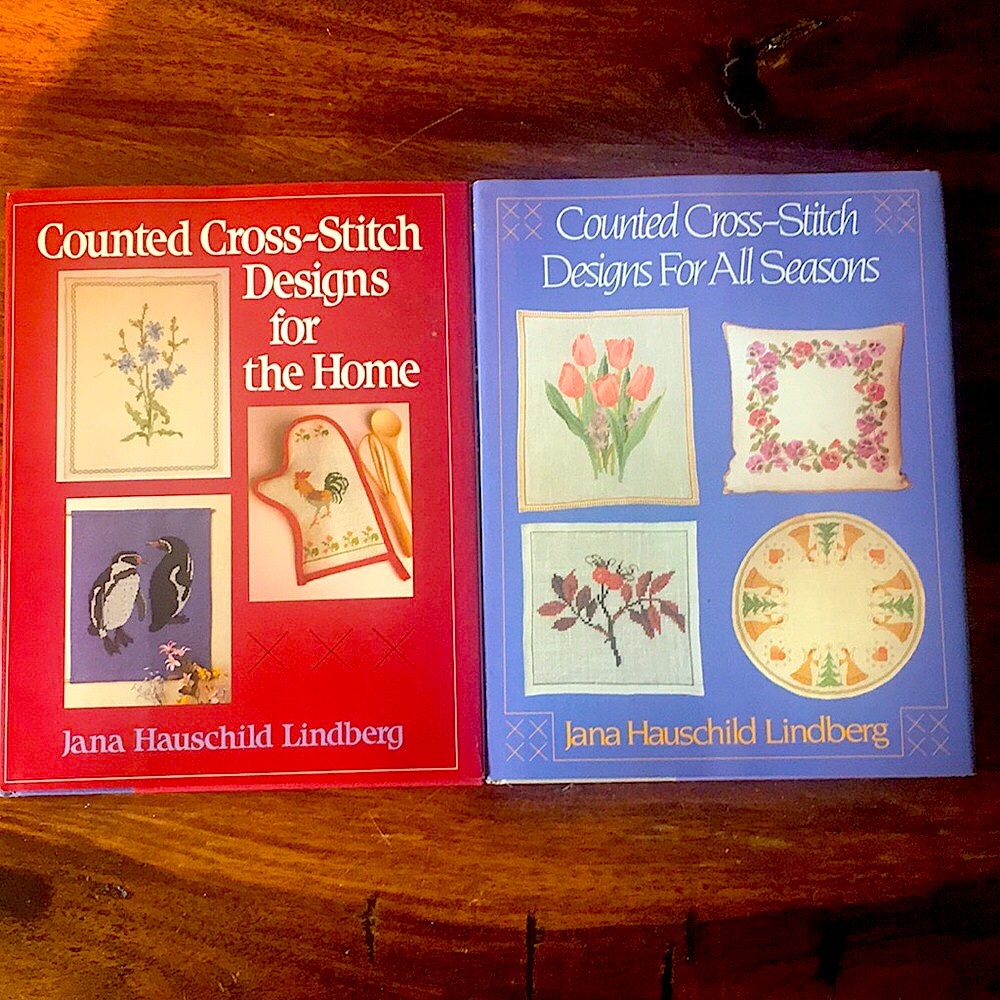 2 Jana Hauschild Lindberg Counted Cross Stitch Craft Hardcover Books